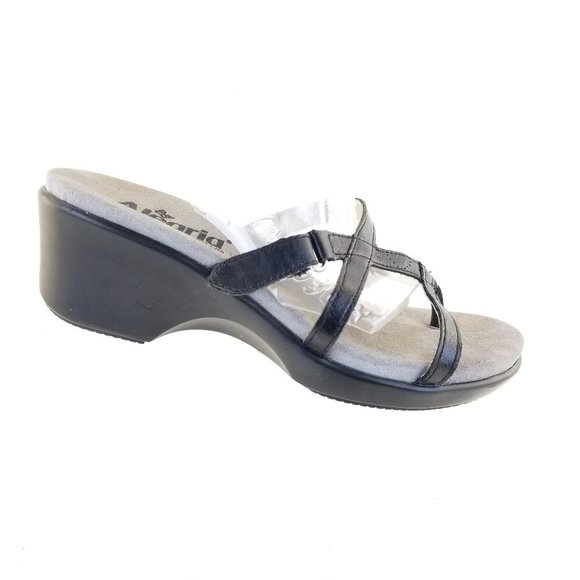 Alegria Womens  Sandals Hul-101 Black Strappy  Sho - Picture 2 of 7